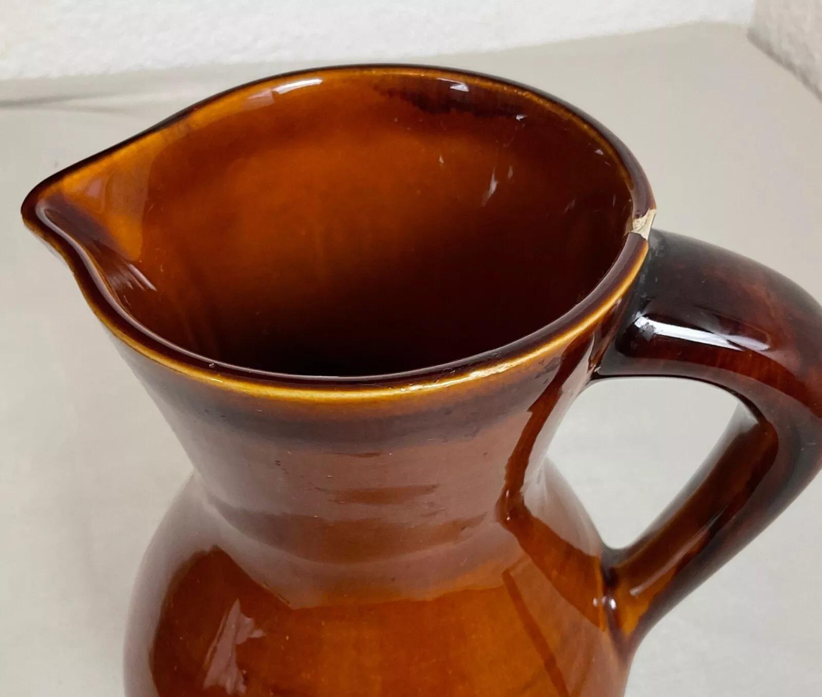 Pichet vintage en céramique du 20e siècle de Saint Clément, France - 2Y544 en vente 1