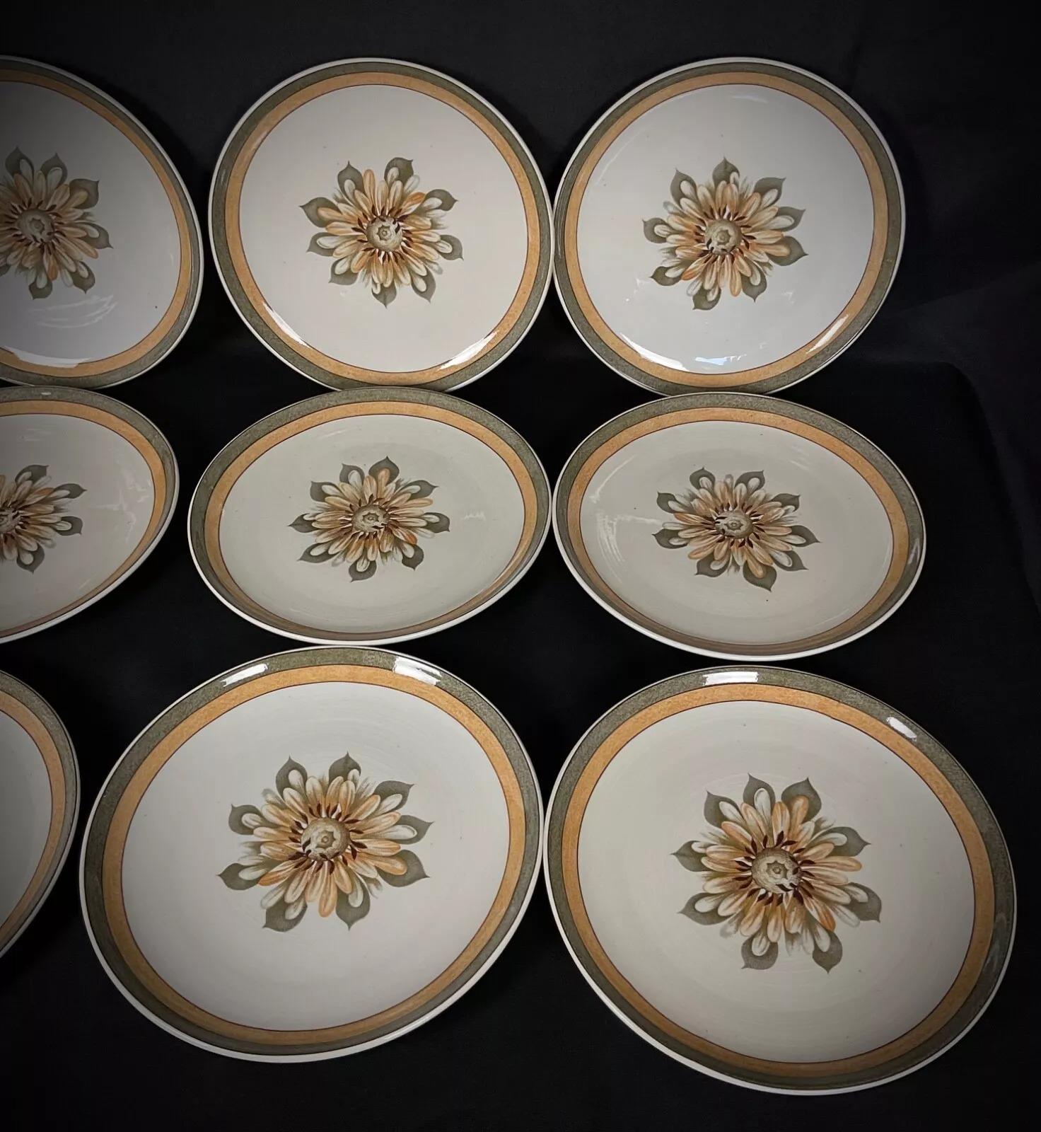 Ensemble de 12 assiettes en grès Grès de la Vallée du 20e siècle - 2Y369 Bon état - En vente à Bordeaux, FR