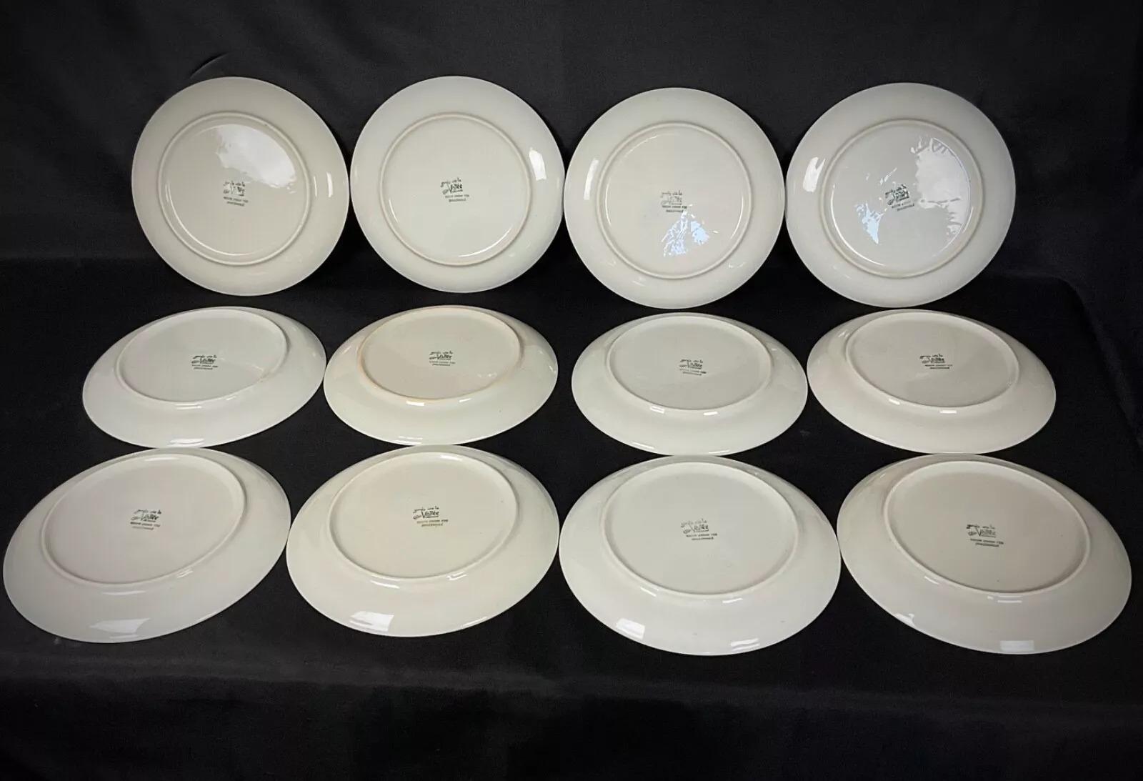 Ensemble de 12 assiettes en grès Grès de la Vallée du 20e siècle - 2Y369 en vente 1