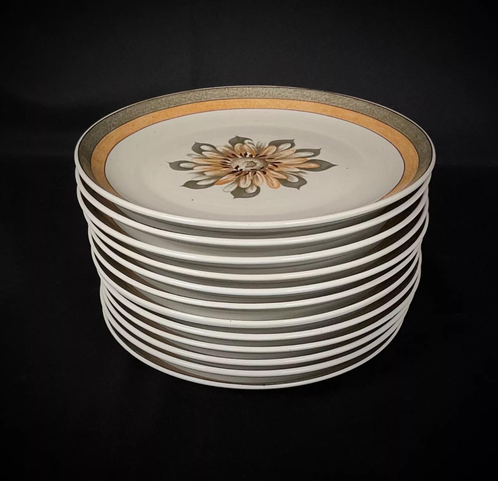 Ensemble de 12 assiettes en grès Grès de la Vallée du 20e siècle - 2Y369 en vente 2
