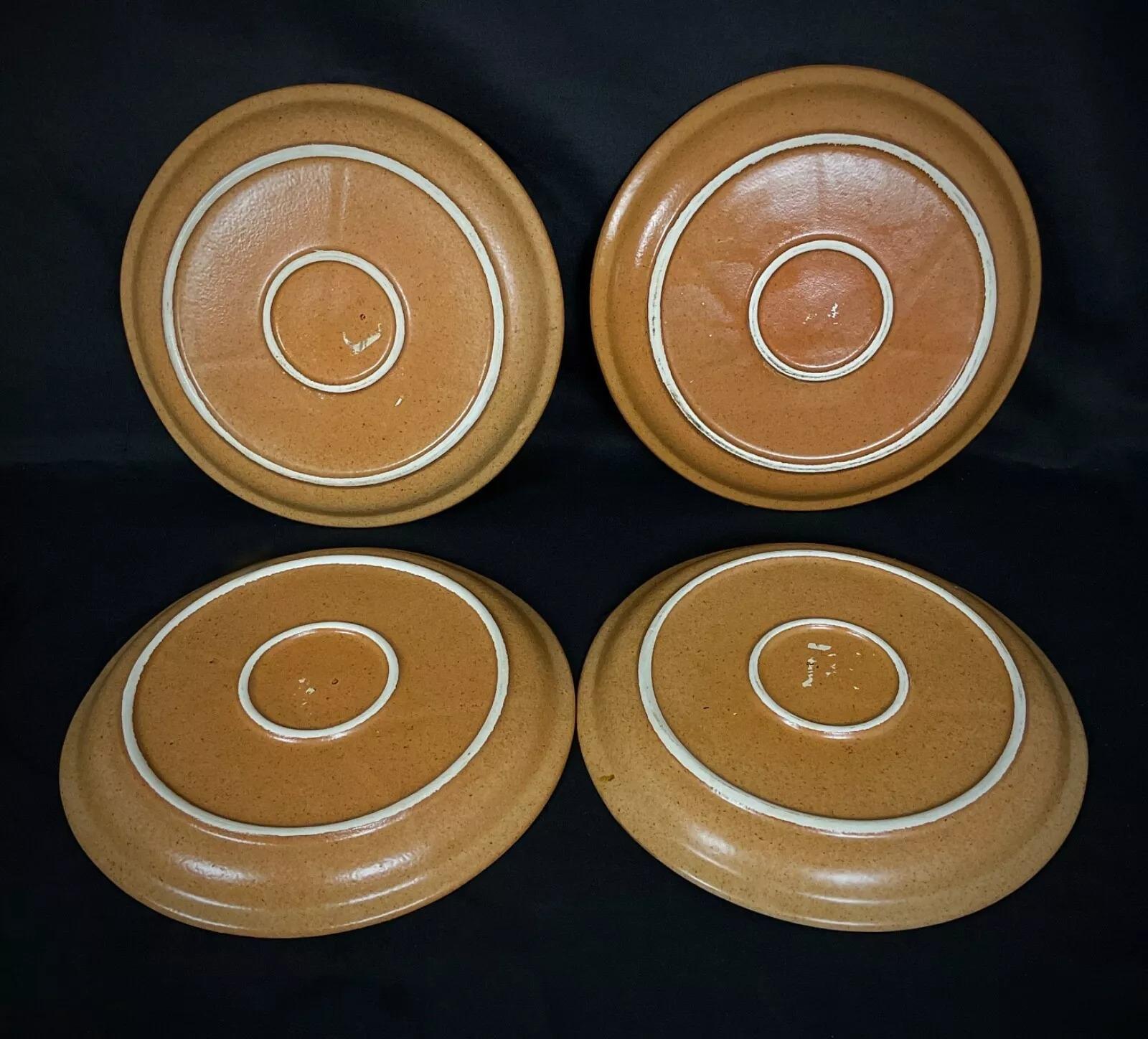Set di 8 piatti da fonduta vintage del XX secolo - Gres - 2Y518 in vendita 3