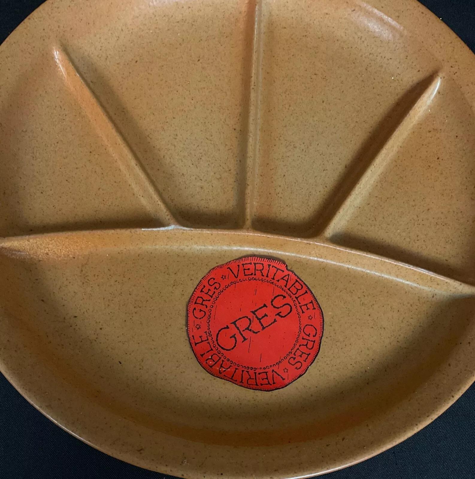 Set di 8 piatti da fonduta vintage del XX secolo - Gres - 2Y518 in vendita 5