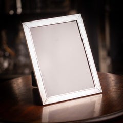 Vintage 20th Century Solid Silver Photograph Frame By Industria Argentina