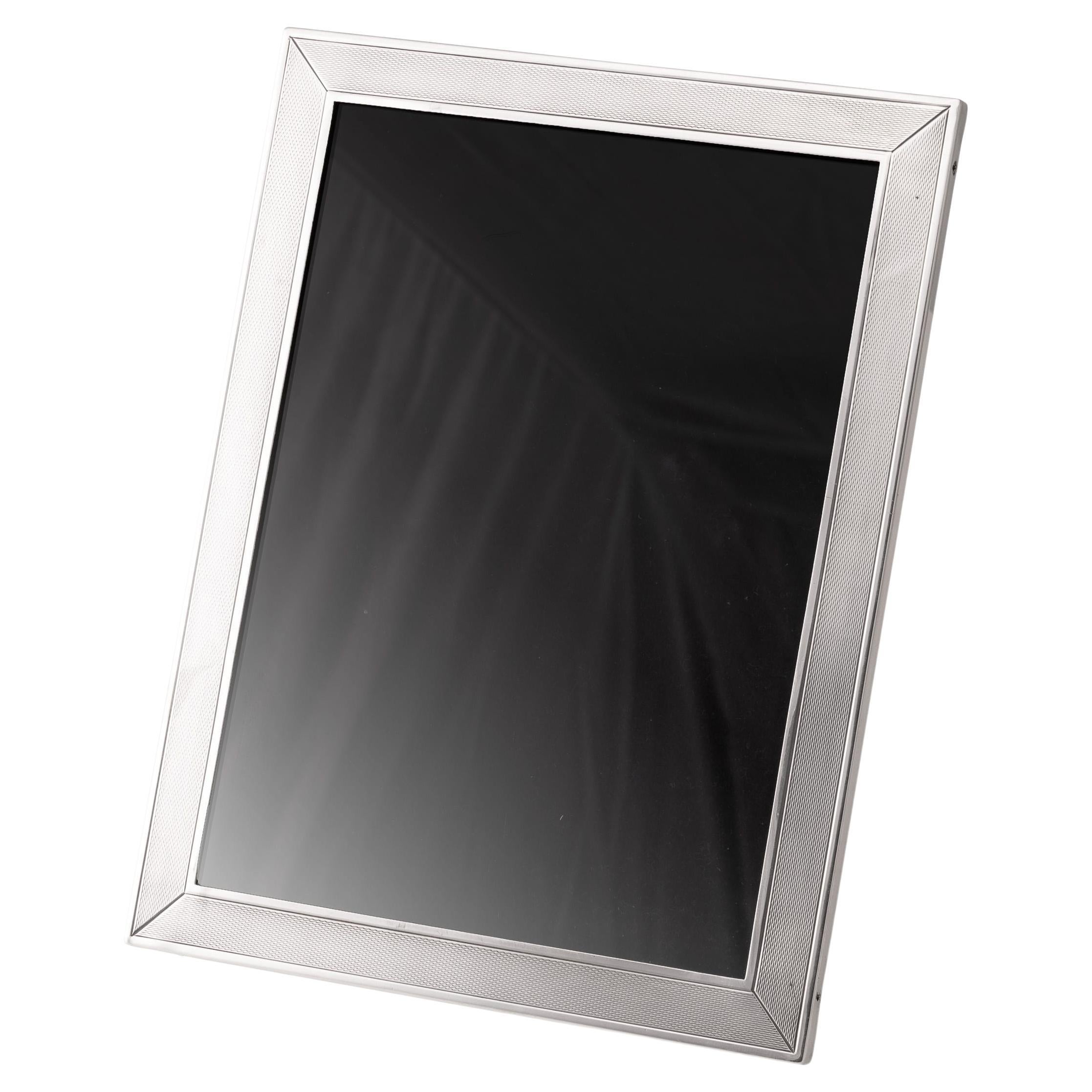 Vintage 20th Century Solid Silver Photograph Frame By Industria Argentina