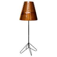 Lámpara de pie sueca vintage del siglo XX de Hans-Agne Jakobsson c.1950