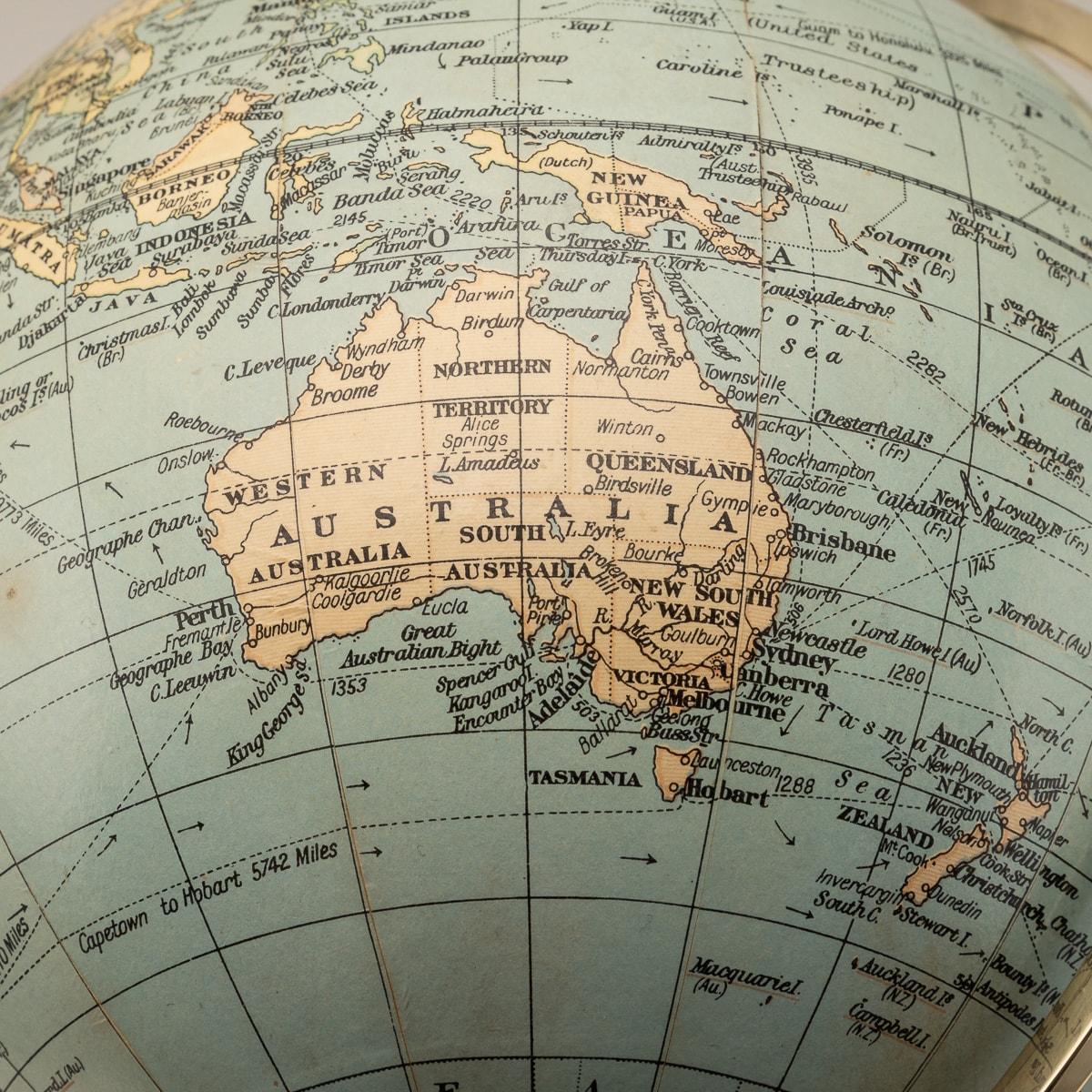 Vintage 20th Century Terrestrial Globe By Geographica Of Fleet St, London c.1960 11