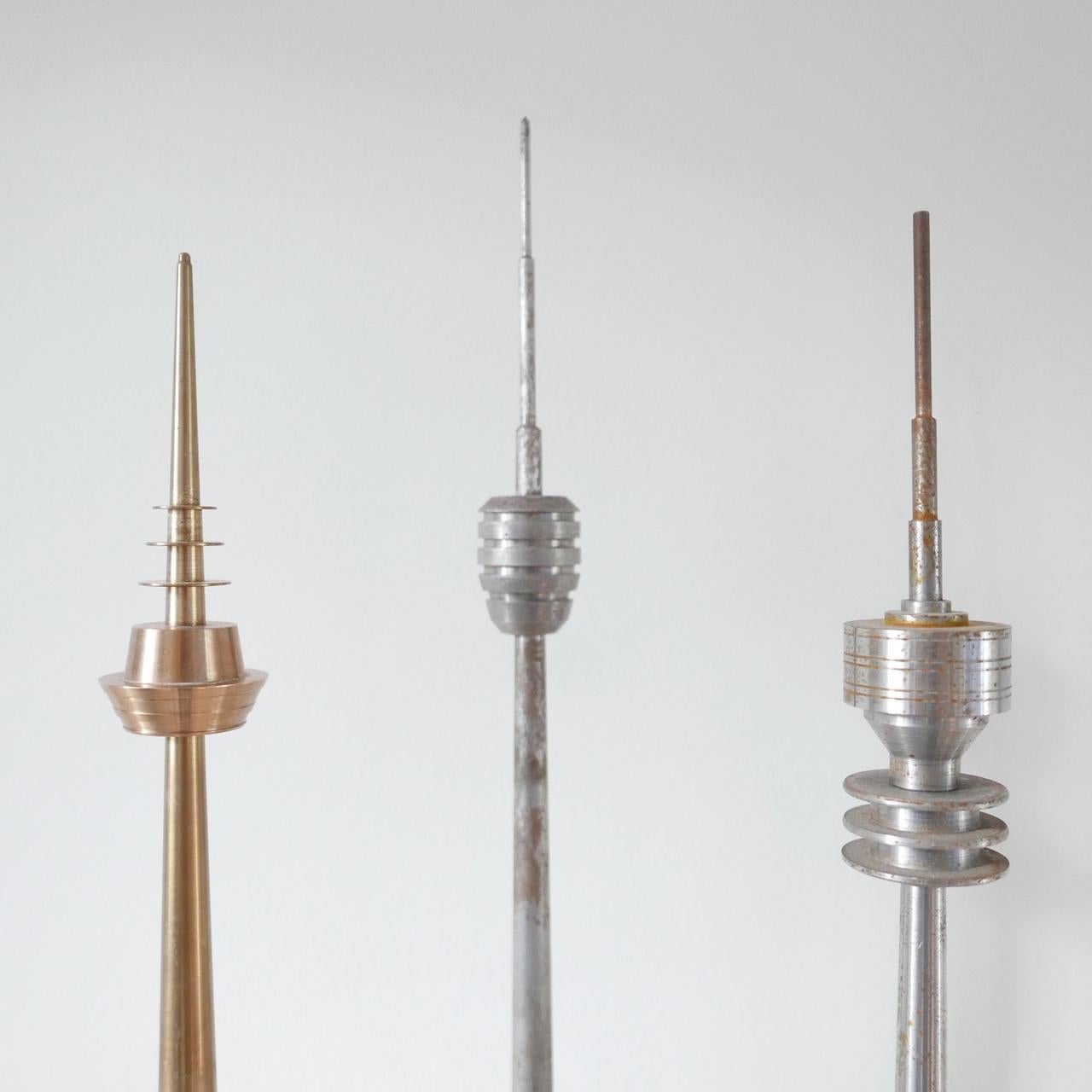 Vintage 20th Century TV Tower Model Collection For Sale 2