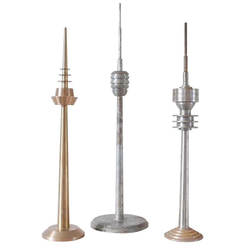 Vintage 20th Century TV Tower Model Collection For Sale