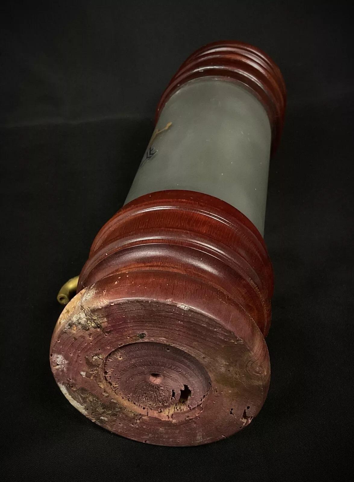 Dispensador de whisky vintage de madera y cristal del siglo XX - Francia - 2Y467 en venta 1