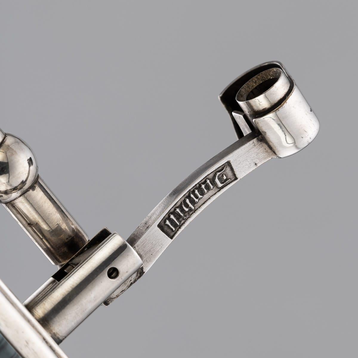 Accendino d'epoca da tavolo Dunhill Half-Giant Joseph Lucas Clear Lucite, 1950 ca. in vendita 4