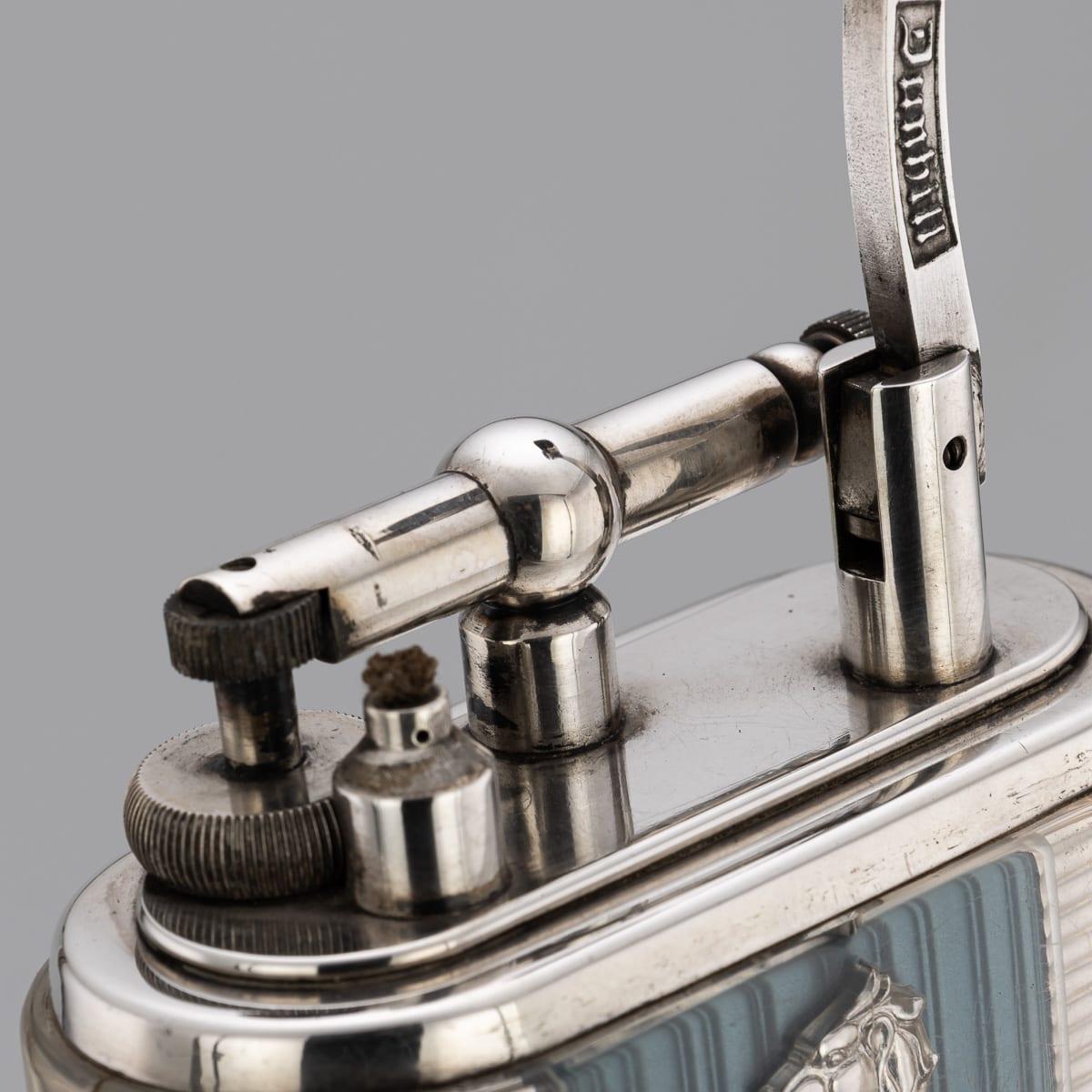 Accendino d'epoca da tavolo Dunhill Half-Giant Joseph Lucas Clear Lucite, 1950 ca. in vendita 6