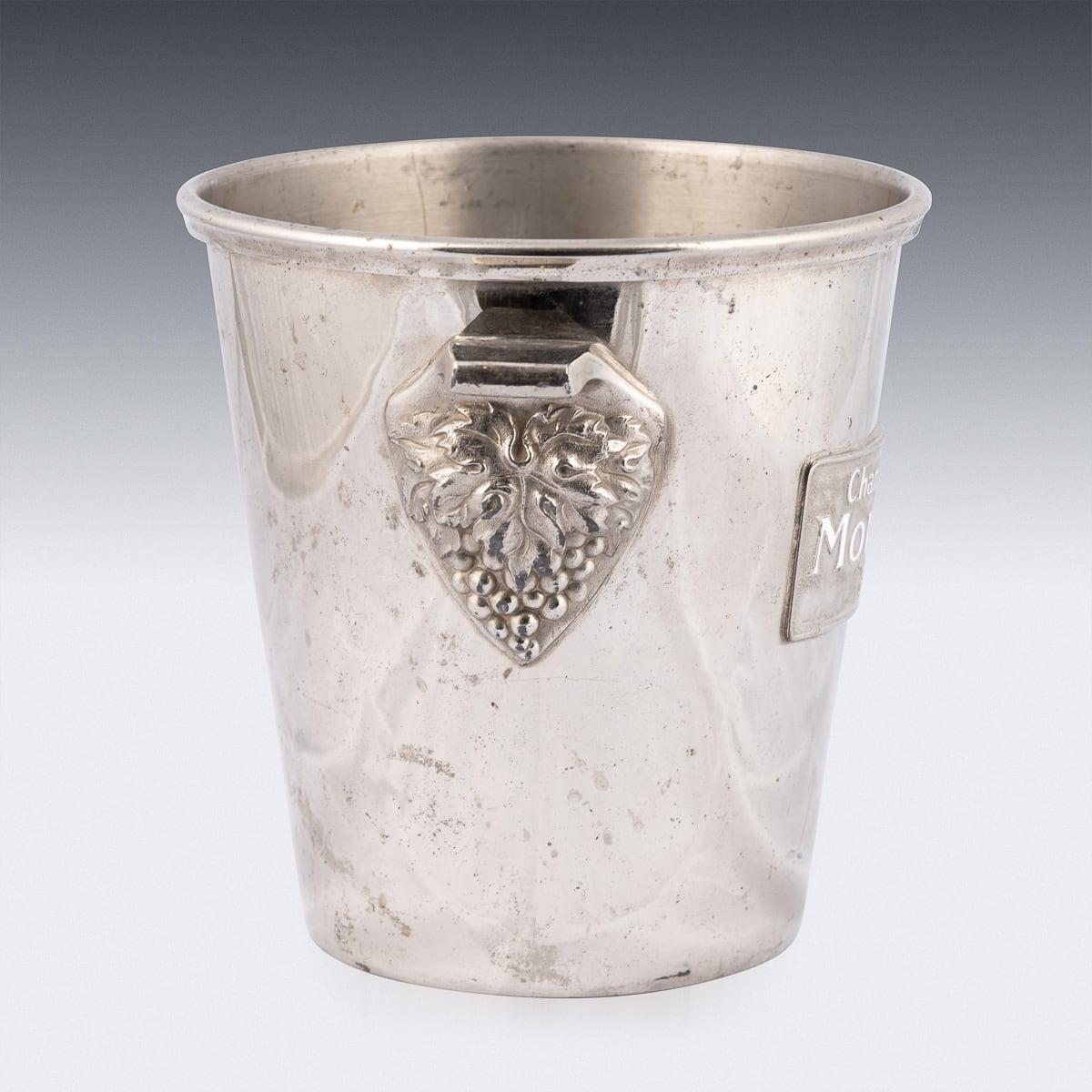 Champañera / Enfriador de vino Morlant Reims de plata francesa del siglo XX c.1930 en Bueno estado para la venta en Royal Tunbridge Wells, Kent