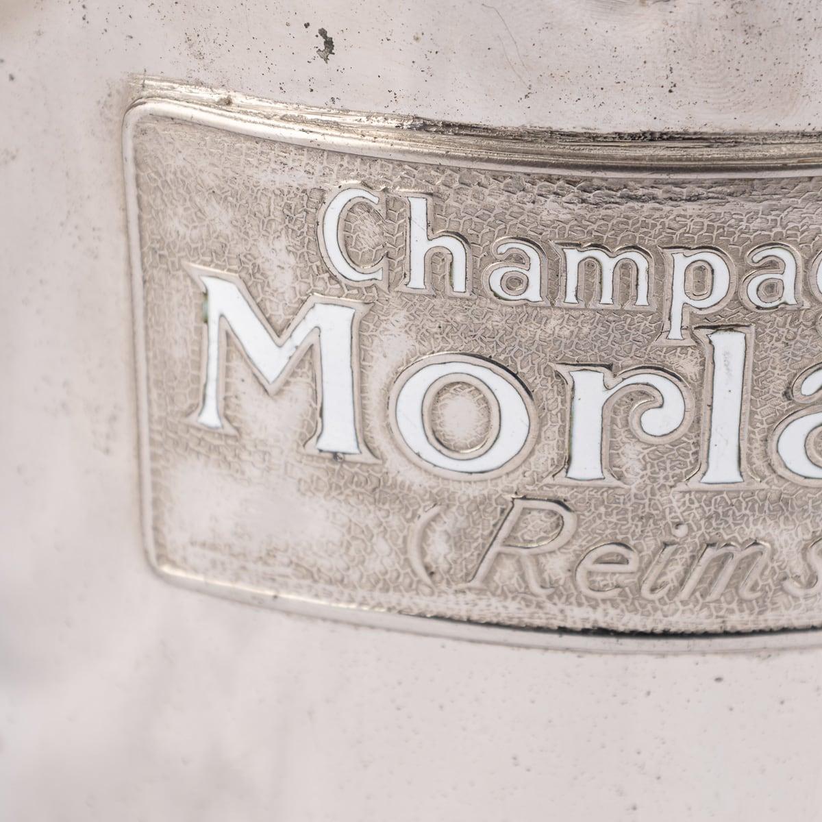 Champañera / Enfriador de vino Morlant Reims de plata francesa del siglo XX c.1930 en venta 1