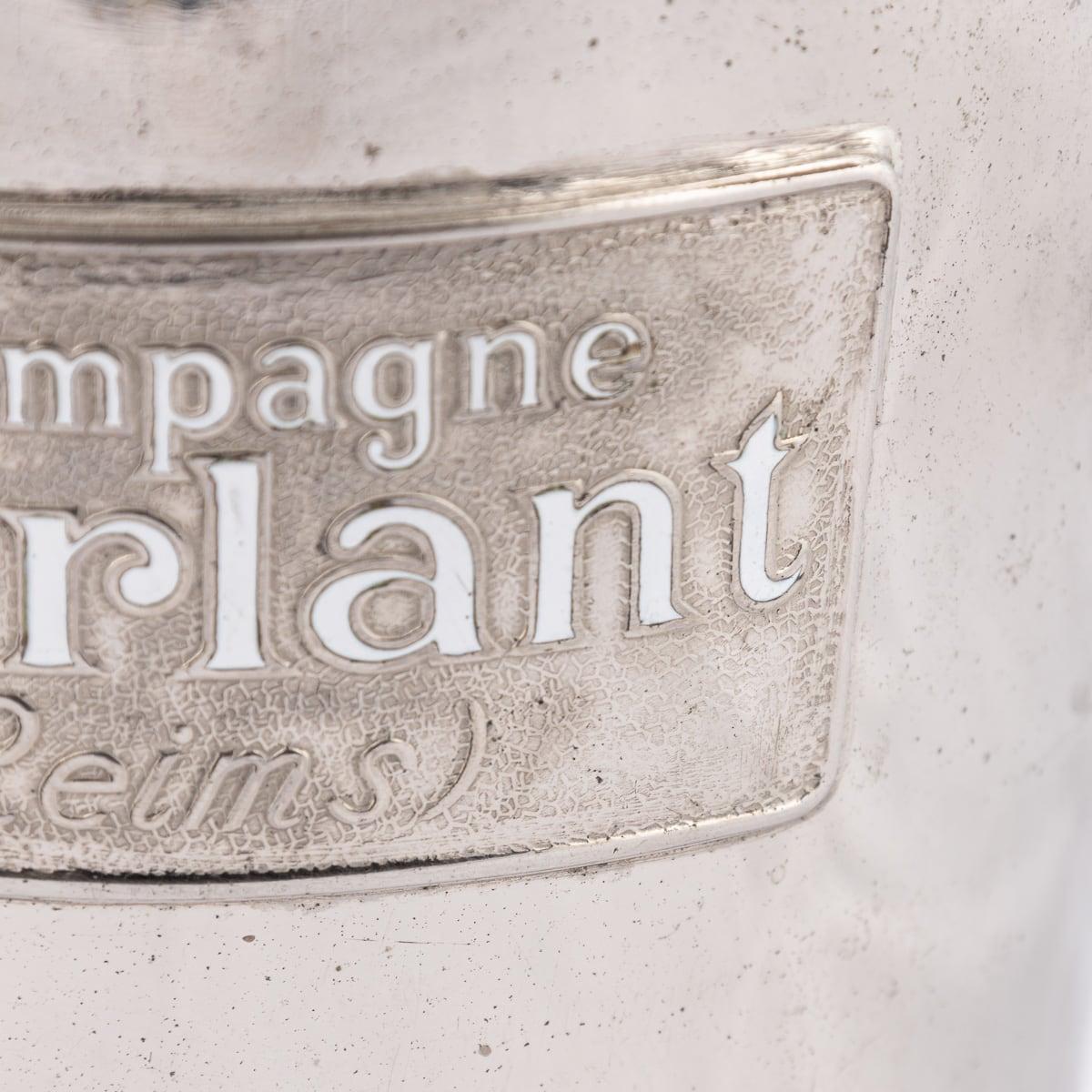 Champañera / Enfriador de vino Morlant Reims de plata francesa del siglo XX c.1930 en venta 2