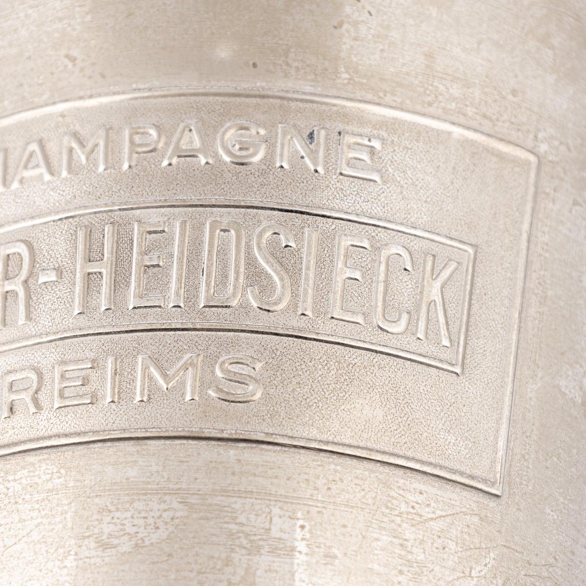 Vintage 20thC French Silver Plated Piper-Heidsieck Reims Champagne / Wine Cooler en vente 3