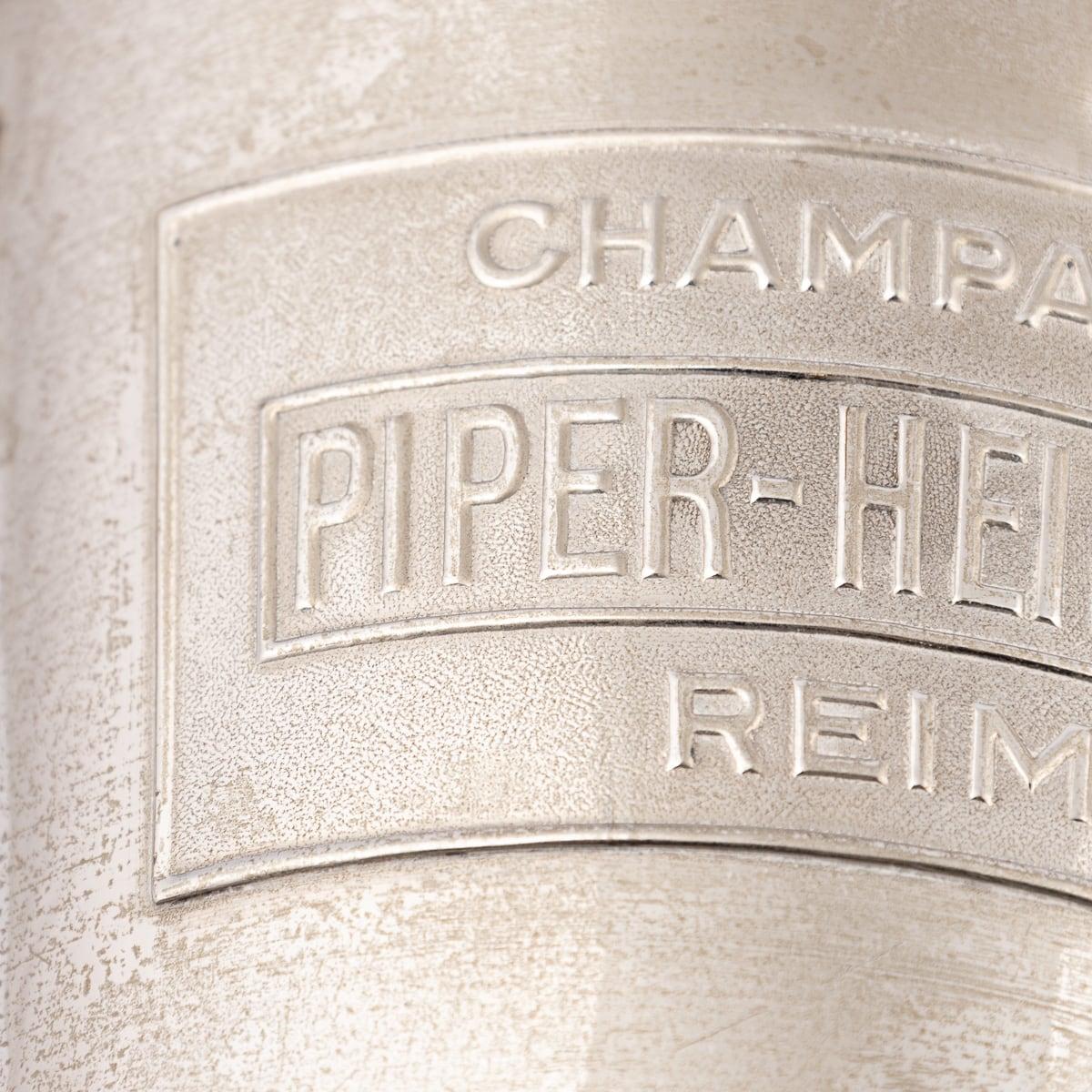 Vintage 20thC French Silver Plated Piper-Heidsieck Reims Champagne / Wine Cooler en vente 4