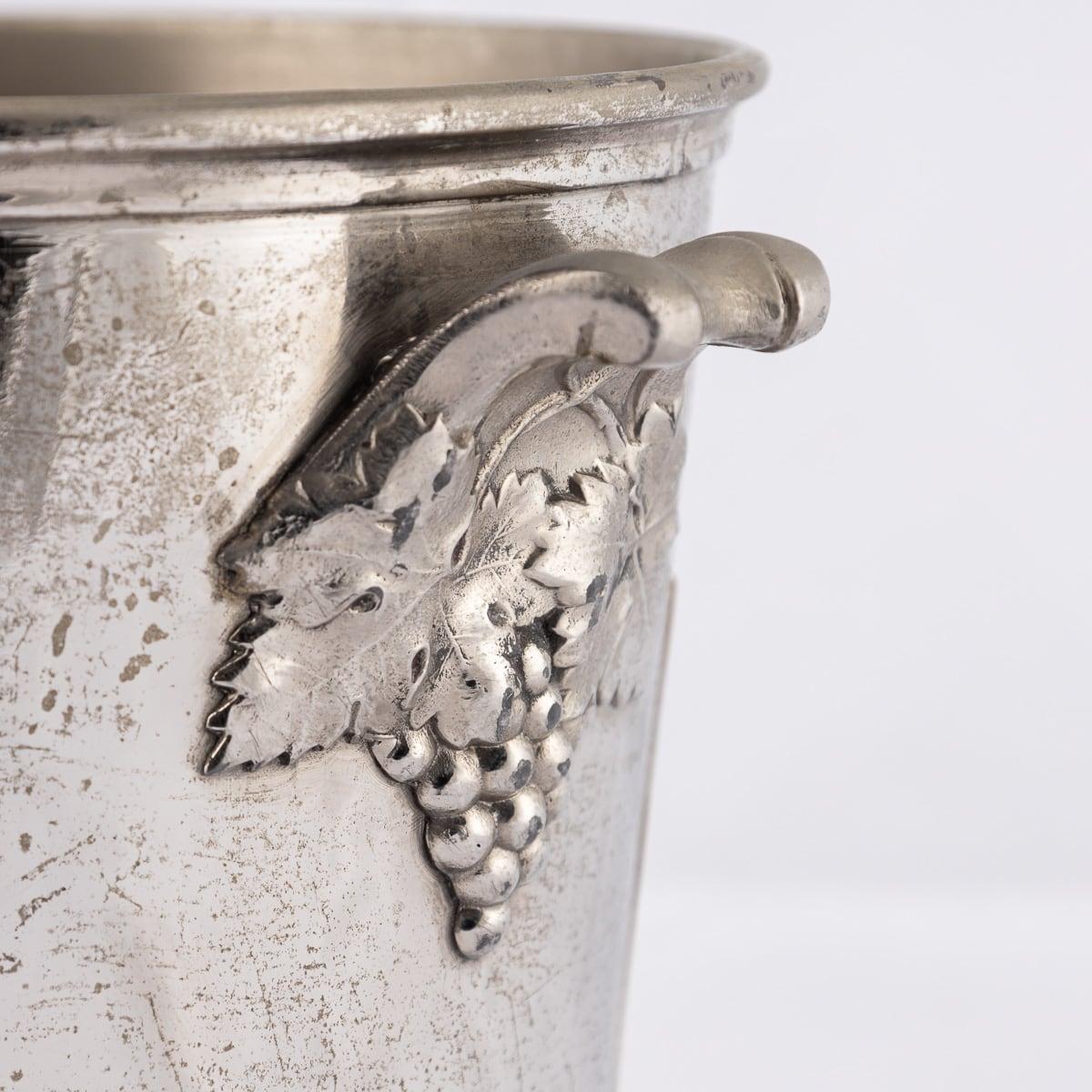 Vintage 20thC French Silver Plated Piper-Heidsieck Reims Champagne / Wine Cooler en vente 1