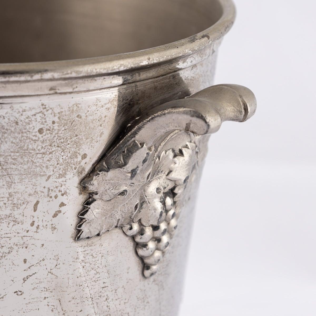 Vintage 20thC French Silver Plated Piper-Heidsieck Reims Champagne / Wine Cooler en vente 2