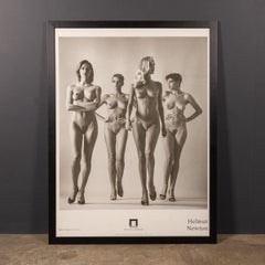 Vintage 20thC French "They Are Coming" Framed Poster By Helmut Newton c.1994