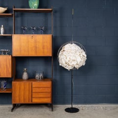 Vintage 20thC German Metal & Paper Floor Lamp By Ingo Maurer c.1990