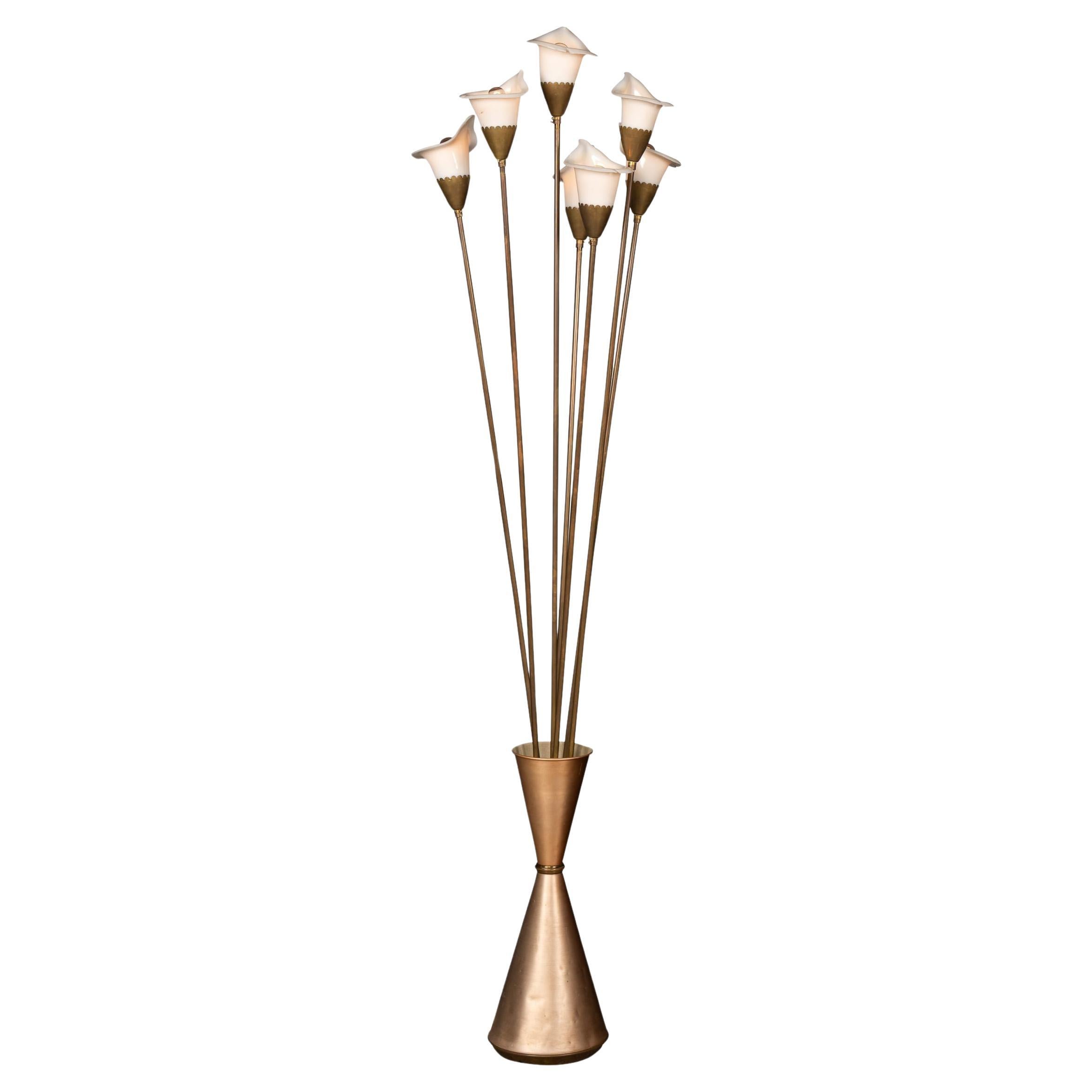 Vintage Italian Lamp 'Calla' di Angelo Lelli per Arredoluce c.C.