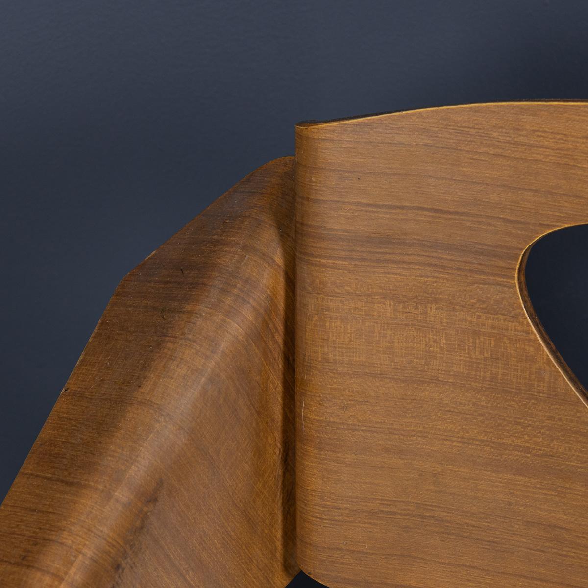 Juego de seis sillas de comedor de madera curvada de Carlo Ratti c.1950 en venta 9