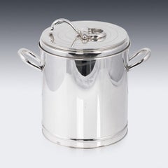 Vintage 20thC Italian Silver Plated Ice Bucket By Gucci c.1980