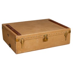 Vintage 20thC Louis Vuitton Car Trunk In Grey Vuittonite Canvas, Paris c.1930
