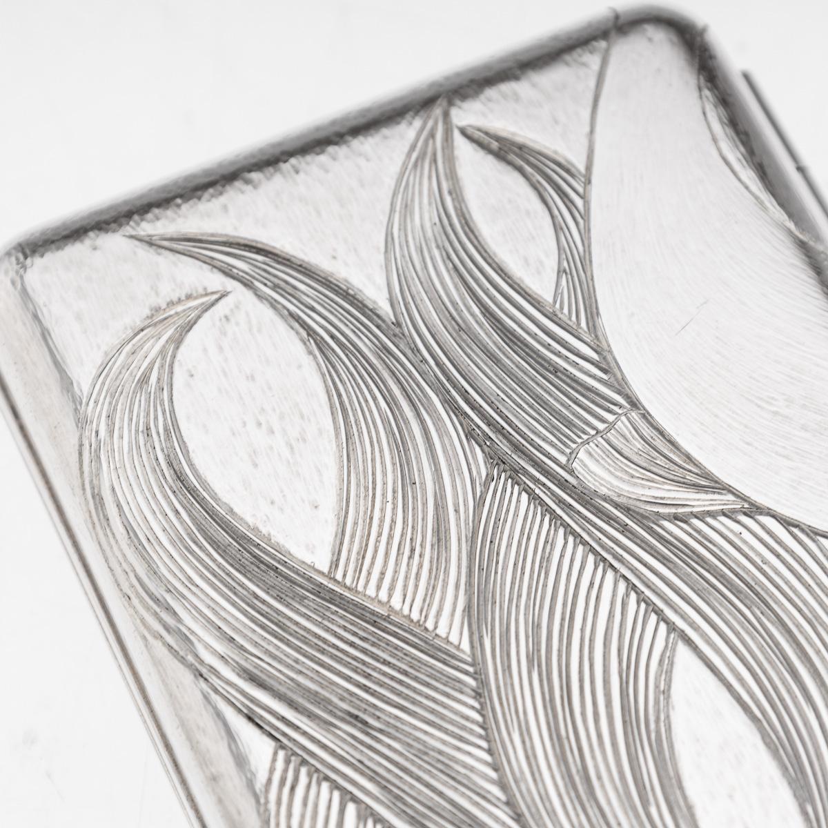 Schottisches Fliegenfischenetui aus massivem Silber des 20. Jahrhunderts, Angus Mcfadyen, ca. 1998 im Angebot 7