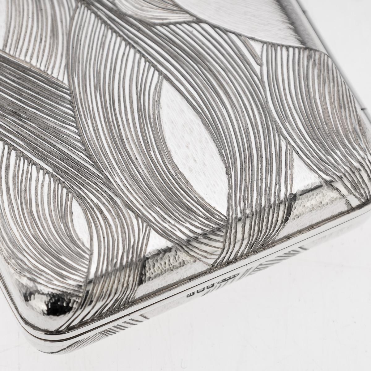 Schottisches Fliegenfischenetui aus massivem Silber des 20. Jahrhunderts, Angus Mcfadyen, ca. 1998 im Angebot 8