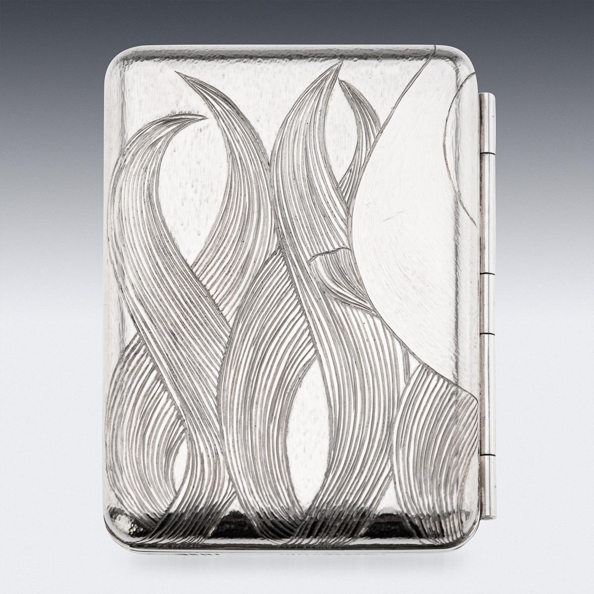 Schottisches Fliegenfischenetui aus massivem Silber des 20. Jahrhunderts, Angus Mcfadyen, ca. 1998 im Zustand „Gut“ im Angebot in Royal Tunbridge Wells, Kent