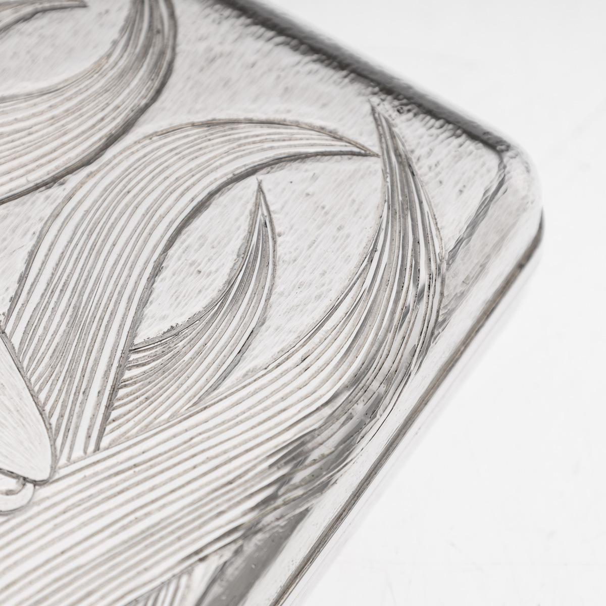 Schottisches Fliegenfischenetui aus massivem Silber des 20. Jahrhunderts, Angus Mcfadyen, ca. 1998 im Angebot 5