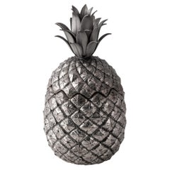 Vintage 20thC Silver Plated Pineapple Ice Bucket By Mauro Manetti, Italy c.1960