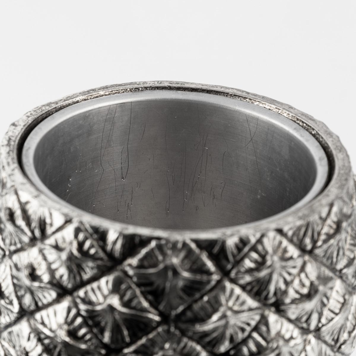 Vintage 20thC Silver Plated Pineapple Ice Bucket By Mauro Manetti, Italy c.1970 en vente 5