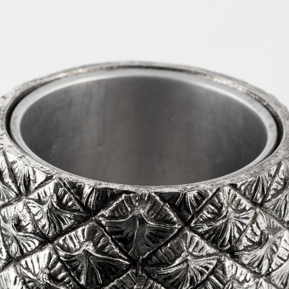 Vintage 20thC Silver Plated Pineapple Ice Bucket By Mauro Manetti, Italy c.1970 en vente 6