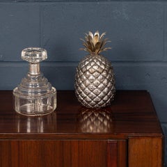 Vintage 20thC Silver Plated Pineapple Ice Bucket By Mauro Manetti, Italy c.1970