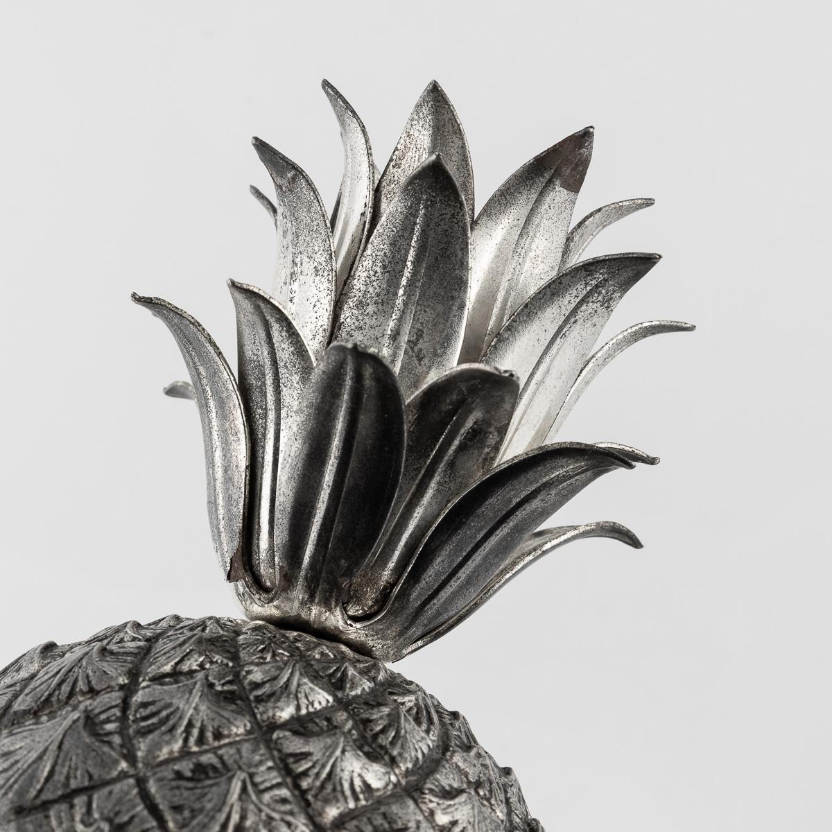 Vintage 20thC Silver Plated Pineapple Ice Bucket By Mauro Manetti, Italy c.1970 en vente 1