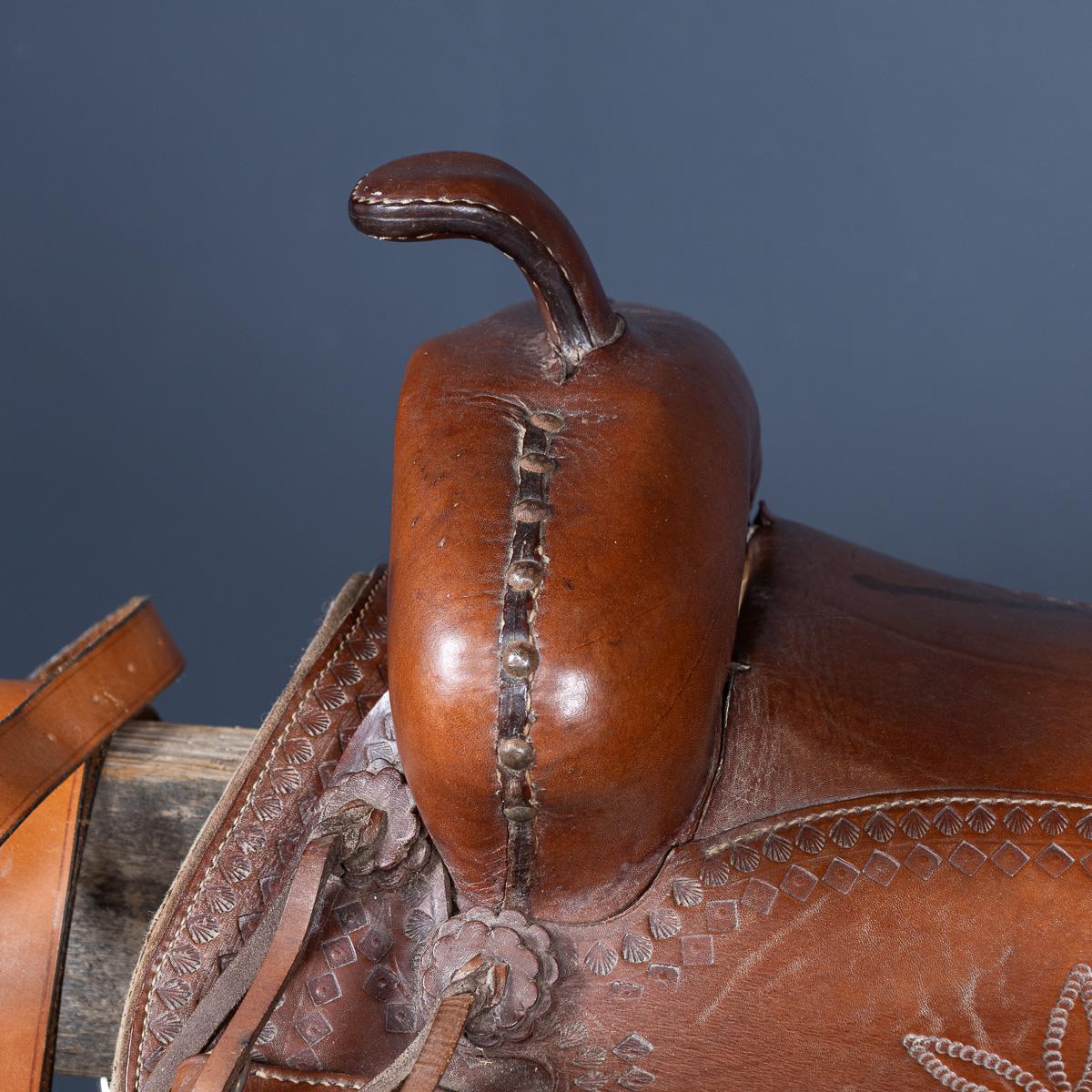 Saddle western du 20e siècle avec bride et Martingale, c.1970 en vente 6