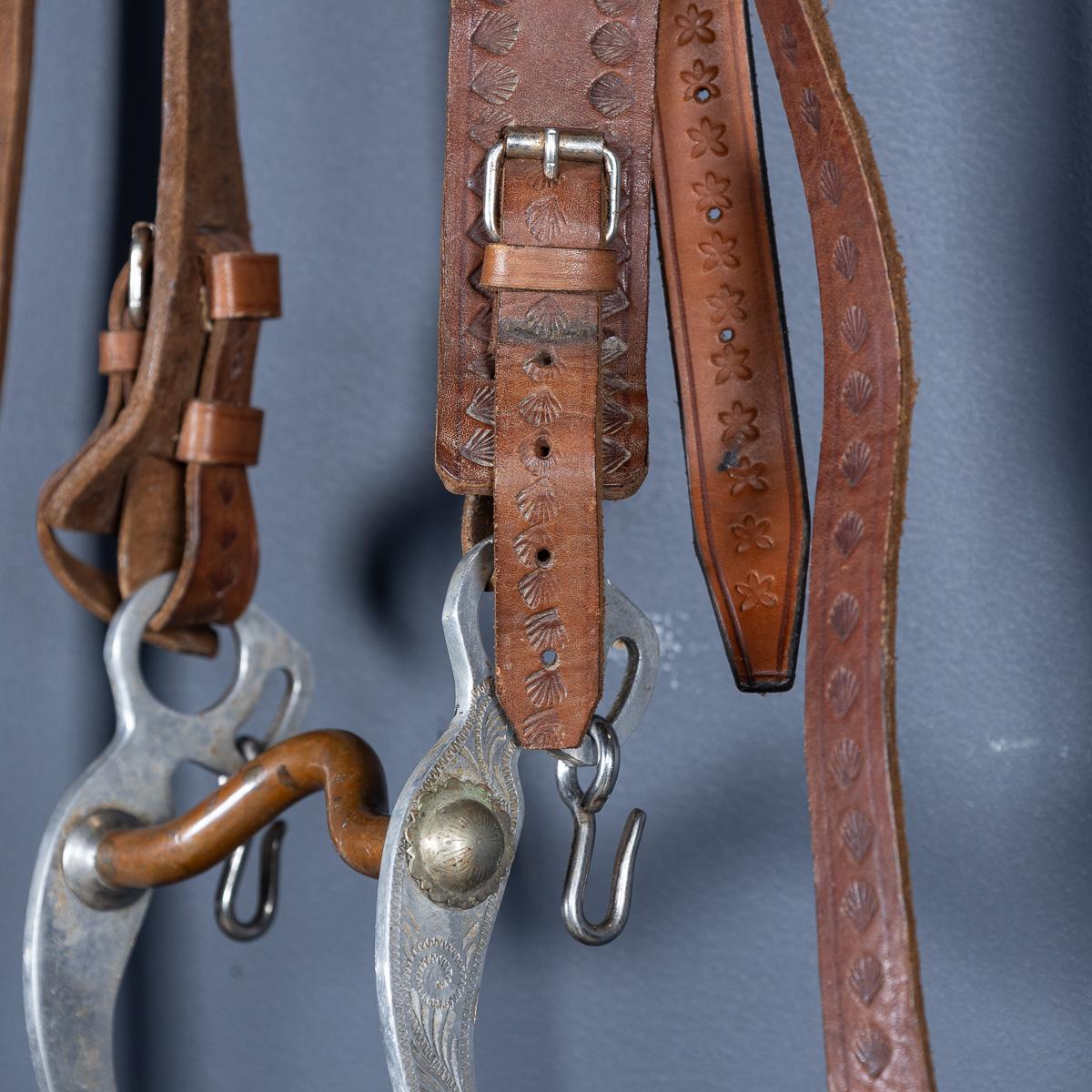 Saddle western du 20e siècle avec bride et Martingale, c.1970 en vente 8