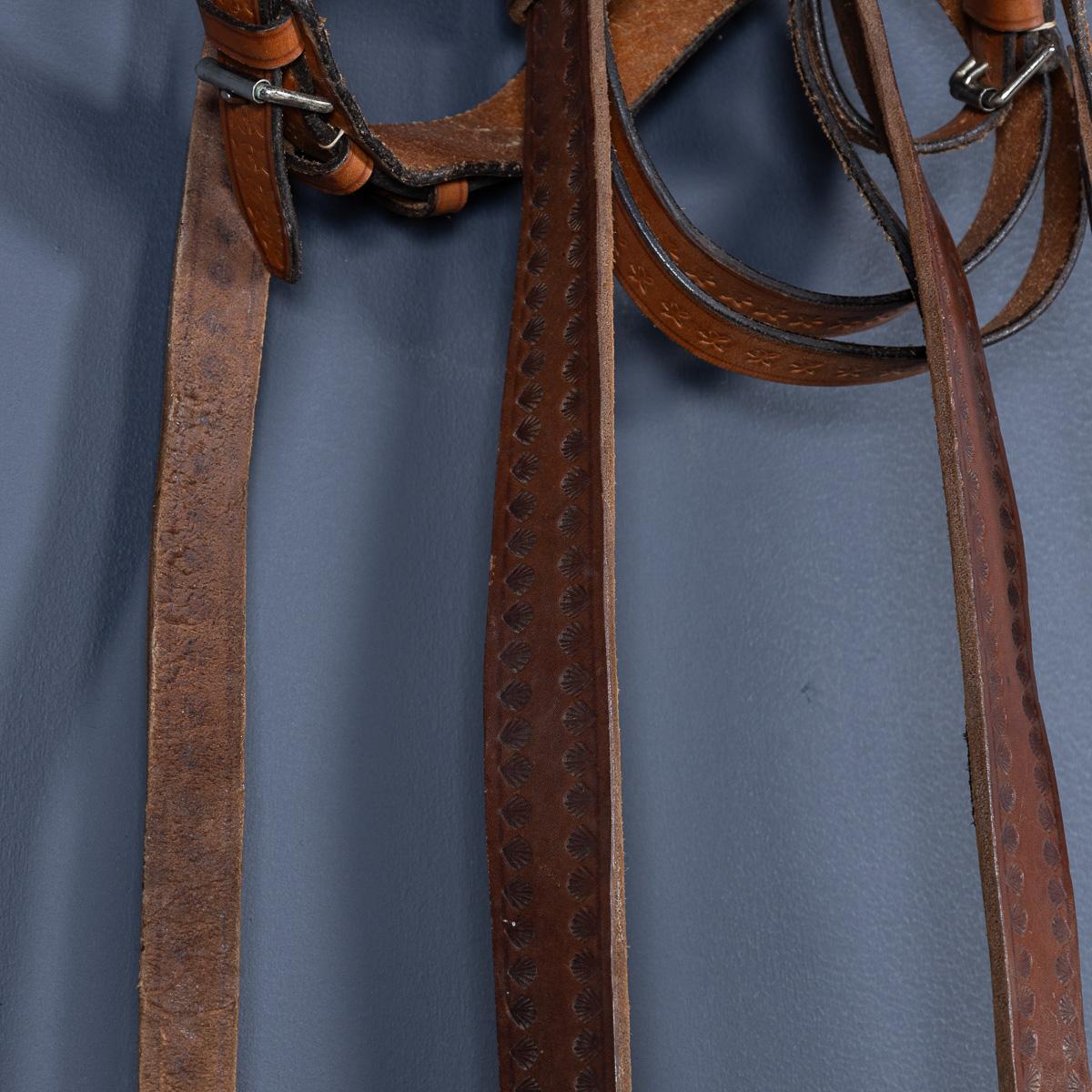 Saddle western du 20e siècle avec bride et Martingale, c.1970 en vente 11