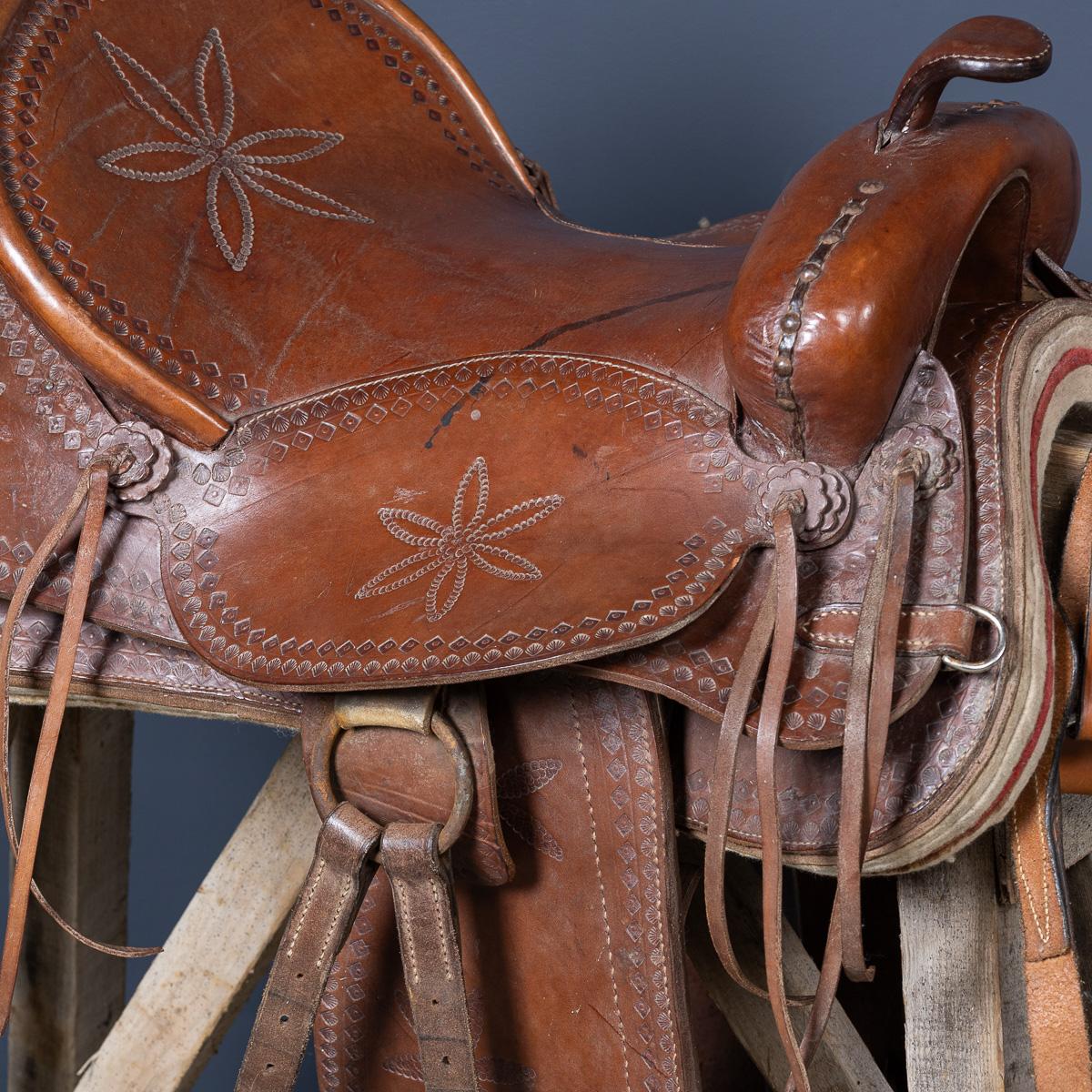 Saddle western du 20e siècle avec bride et Martingale, c.1970 en vente 13