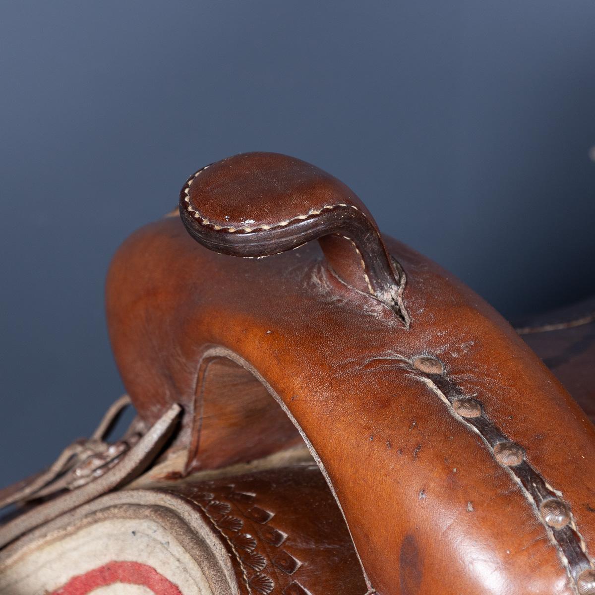 Saddle western du 20e siècle avec bride et Martingale, c.1970 en vente 1