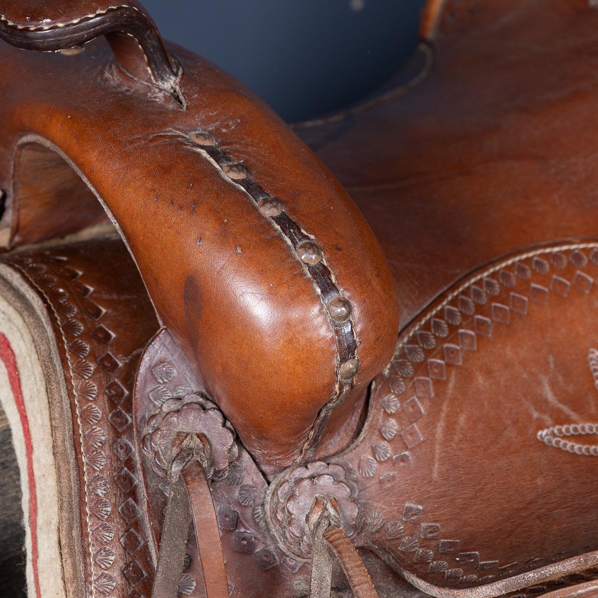 Saddle western du 20e siècle avec bride et Martingale, c.1970 en vente 2