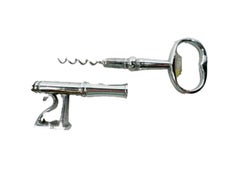 Versilberter Korkenzieher/Flaschenöffner „21 Club“ von P.H. Vogel & Co.