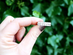 Vintage 2.16 Carat Diamond and 18K White Gold Cocktail Ring