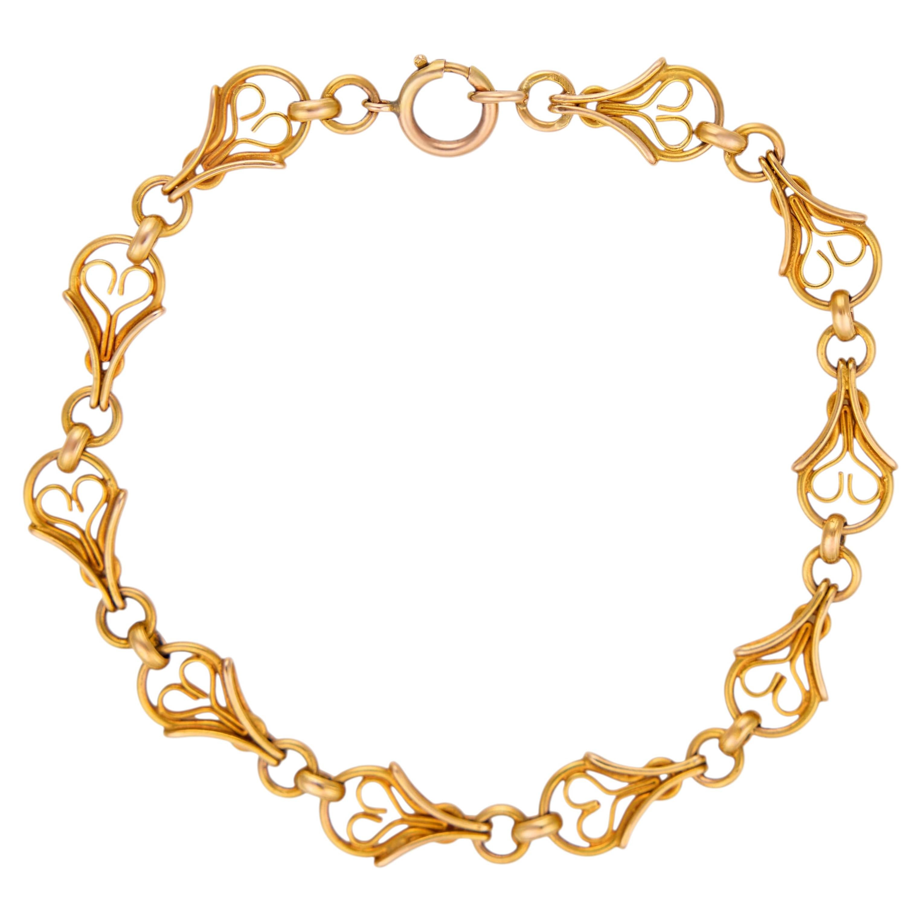Vintage 21k yellow gold bracelet