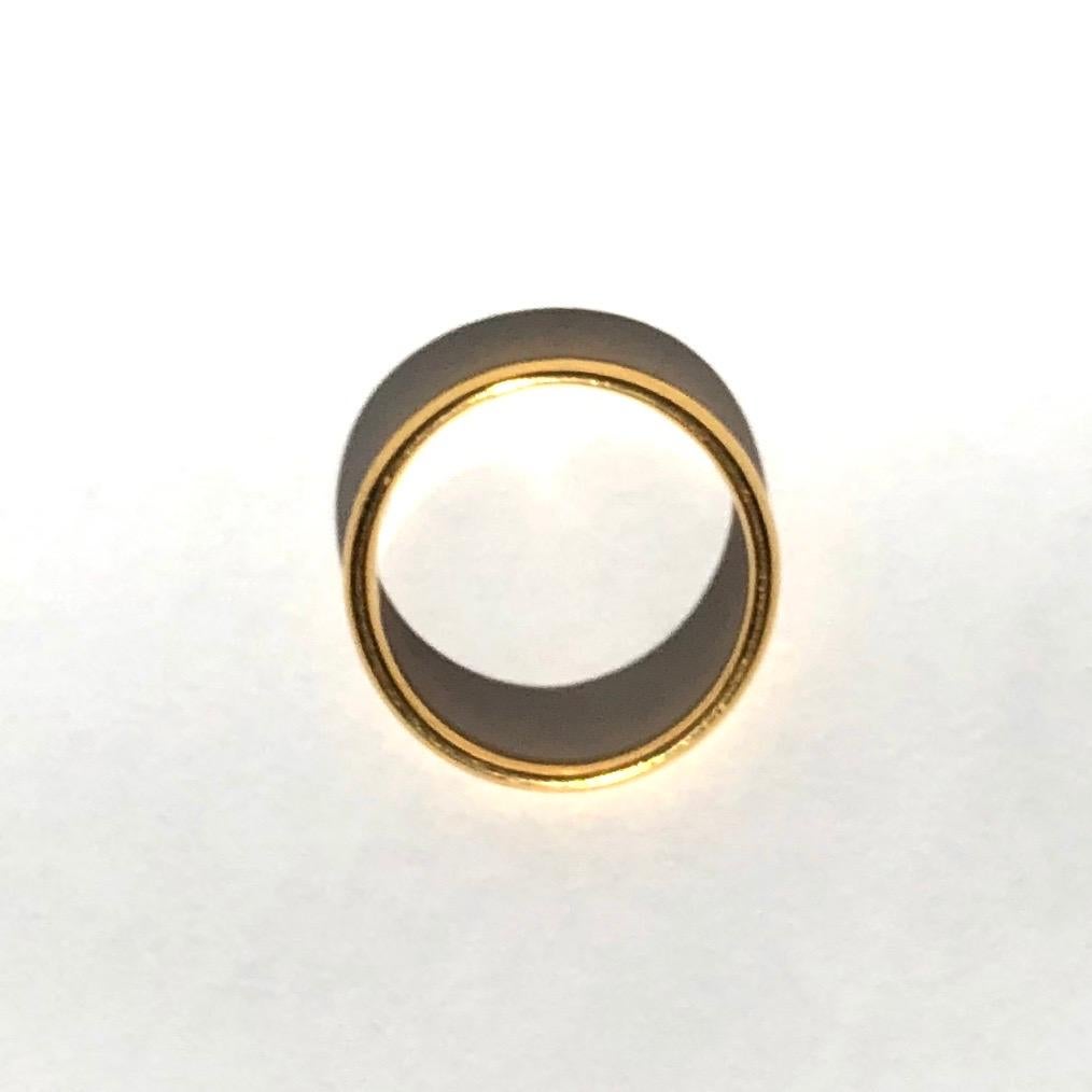 Modern Vintage 22 Carat Gold Band