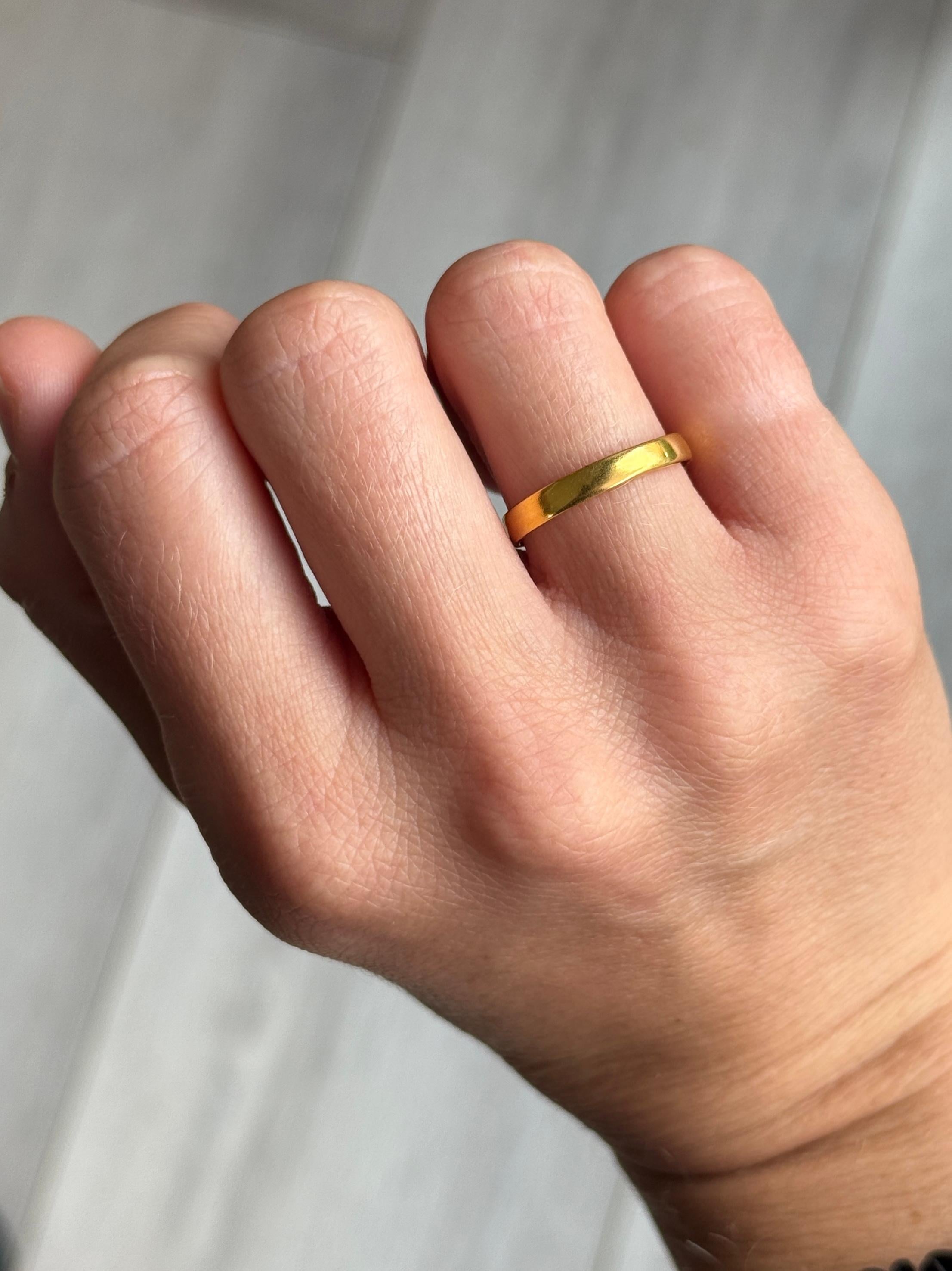 Anillo vintage de oro de 22 quilates en Bueno estado para la venta en Chipping Campden, GB