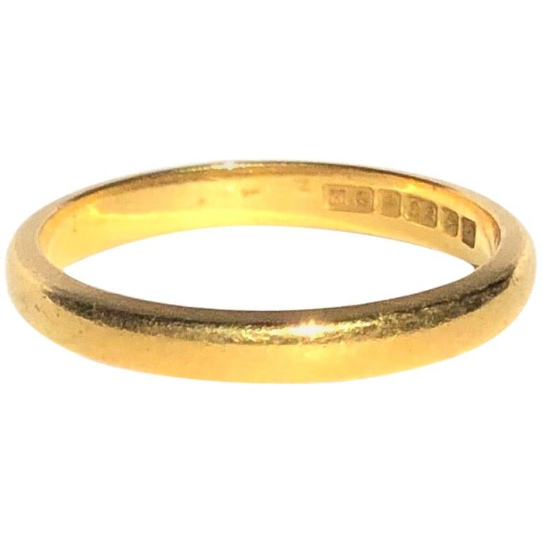 Vintage 22 Carat Gold Band