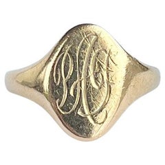 Vintage 22 Carat Gold Signet Ring